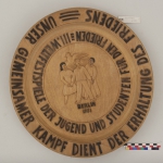 Тарелка деревянная со знаком фестиваля
