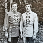 В  дуэте с А. Полотовым, 80-е годы